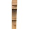 Ekena Millwork Balboa Block Rough Sawn Bracket, Western Red Cedar, 4"W x 24"D x 24"H BKT04X24X24BOA05RWR - alternate 3